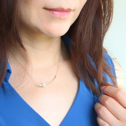 "伴伴"Swarovski大小 珍珠項鍊, / Big & Small Swarovski pearl necklace 第4張的照片