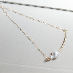 "伴伴"Swarovski大小 珍珠項鍊, / Big & Small Swarovski pearl necklace 第5張的照片