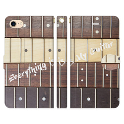 手帳型 スマホケース ギターモチーフ iPhone 各種対応 1枚目の画像