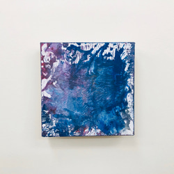 アクリル画テクスチャーアートno.75抽象画キャンバスアートパネル深海の絵画 風景画 海 テクスチャーアート 抽象画 海の絵 夏 キャンバス