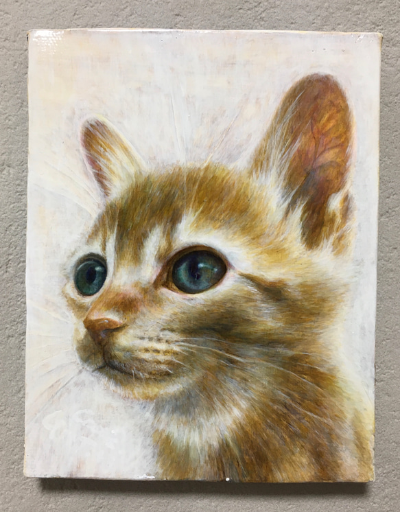 オーダー うちの子ページ 油絵専用 絵画 Cat 