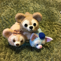 5/8まで送料無料 ツムツムあみぐるみダッフィー あみぐるみ そーまむ