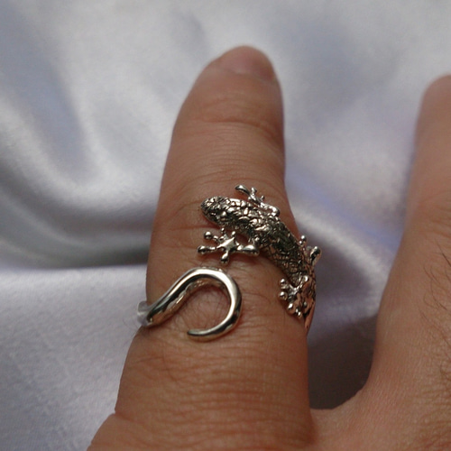 トカゲリング(女性用) 指輪・リング シルバーアクセサリー TASUKU 通販 トカゲリング(女性用) 指輪・リング シルバーアクセサリー TASUKU 通販