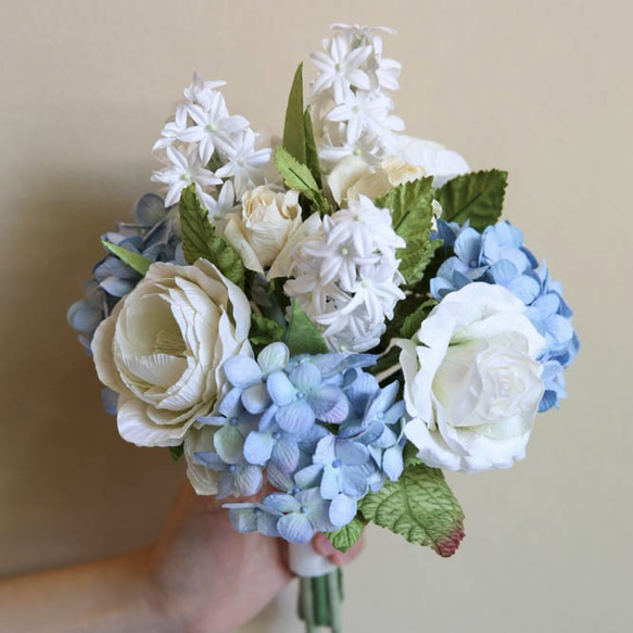 BS107 - Mini Bouquet, Baby Blue 2枚目の画像