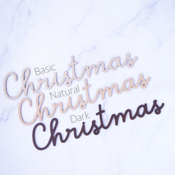 W009 【 Merry Christmas 】 木製 レターバナー クリスマス 飾り Xmas 選べるカラー 5枚目の画像