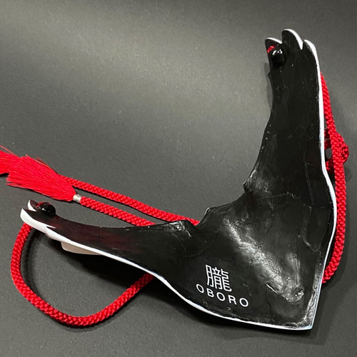 烏面（白×赤） その他ファッション 朧 通販 12672052｜Creema(クリーマ