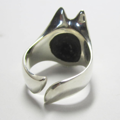 狐面(きつねめん）フリーサイズPINKY RING 指輪・リング 朧 通販  