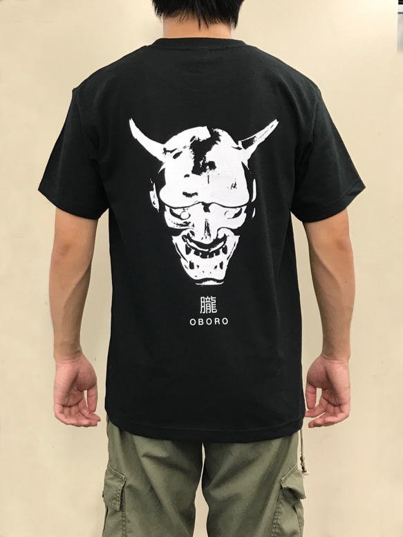 般若T-shirt（黒） 5枚目の画像