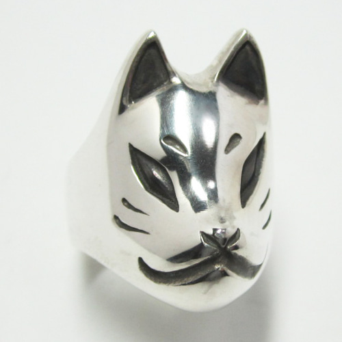 狐面(きつねめん）RING 指輪・リング 朧 通販 777981｜Creema(クリーマ) 