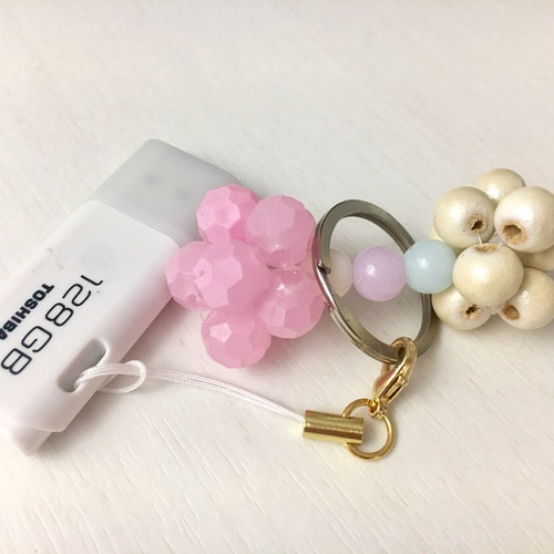 2色展開マルチカラーパステルカラー鉄アレイ型知恵の輪風