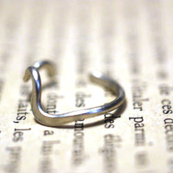 金屬戒指 Me-003 鎳銀（白黃銅）戒指 第2張的照片