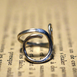 メタルリング　Ｍｅ-004　洋白（白真鍮）製の指輪 2枚目の画像