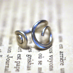 金屬戒指 Me-005 鎳銀（白黃銅）戒指 第1張的照片