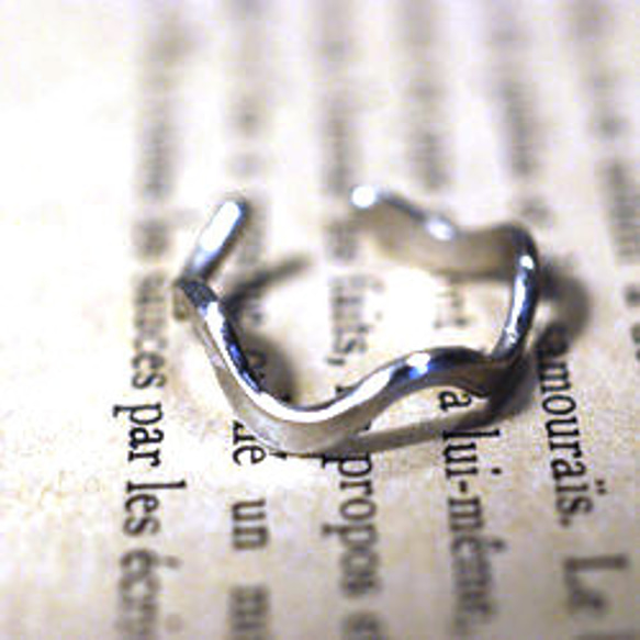 金屬戒指 Me-009 鎳銀（白黃銅）戒指 第1張的照片