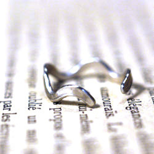 金屬戒指 Me-009 鎳銀（白黃銅）戒指 第2張的照片