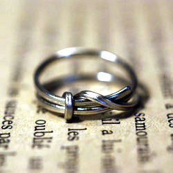 メタルリング　Ｍｅ-013洋白（白真鍮）製の指輪 　Metal ring　White　Brass 2枚目の画像