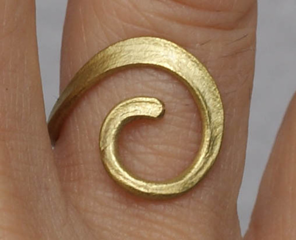 メタルリング　Ｍｅ-021　真鍮製の指輪　Metal ring　Brass 1枚目の画像