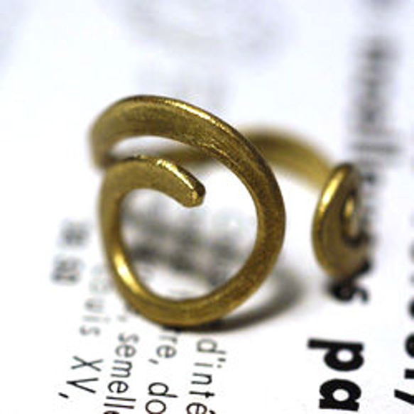 メタルリング　Ｍｅ-023　真鍮製の指輪　Metal ring　Brass 1枚目の画像