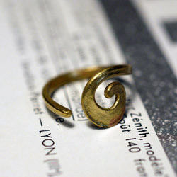 メタルリング　Ｍｅ-025　（真鍮製の指輪　Metal ring　Brass　アクセサリー） 1枚目の画像
