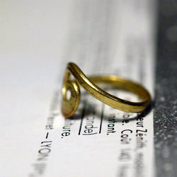 メタルリング　Ｍｅ-025　（真鍮製の指輪　Metal ring　Brass　アクセサリー） 2枚目の画像