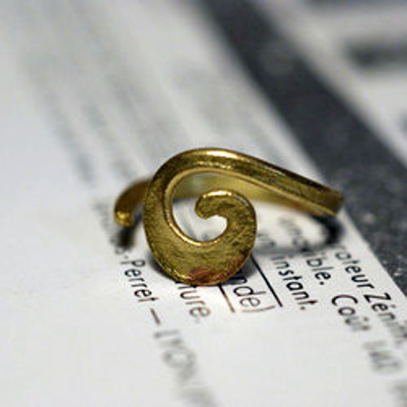 メタルリング　Ｍｅ-025　（真鍮製の指輪　Metal ring　Brass　アクセサリー） 3枚目の画像