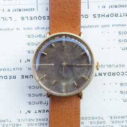 Bars　手作り　腕時計　真鍮 2枚目の画像