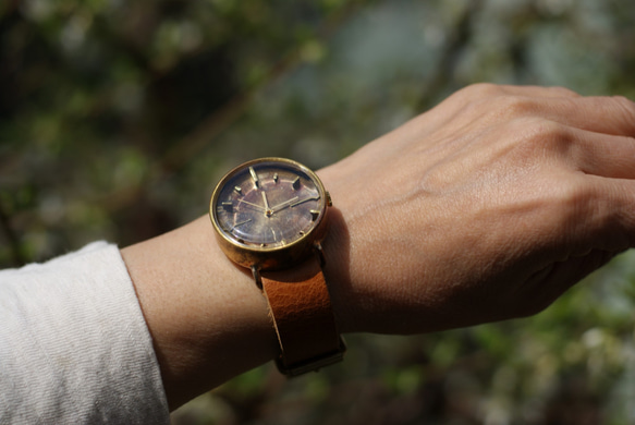 Bars　手作り　腕時計　真鍮 3枚目の画像