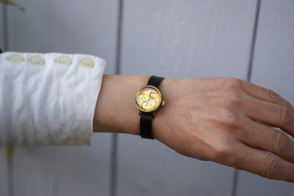 メタルナンバーレディース　真鍮　 2枚目の画像