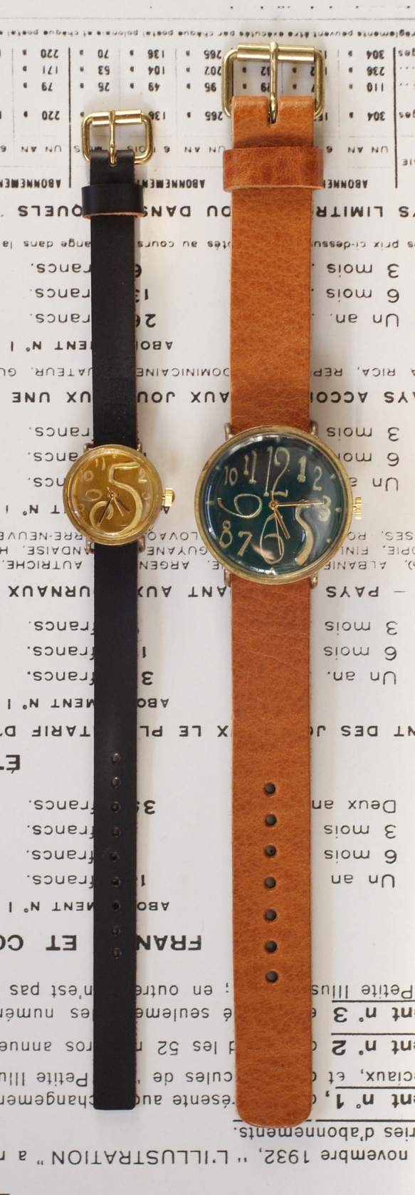 メタルナンバーレディース　真鍮　 6枚目の画像