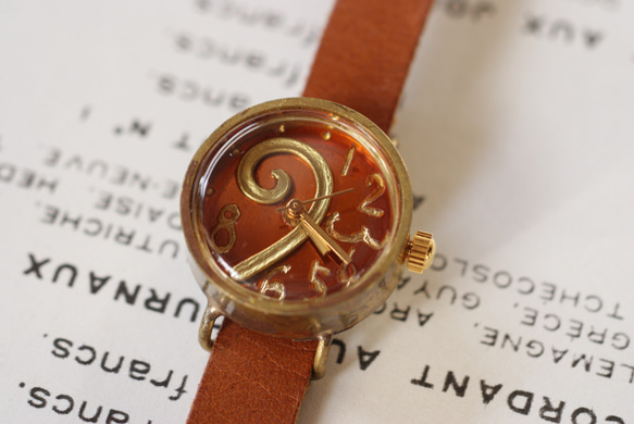 メタルナンバーレディース　真鍮　 7枚目の画像