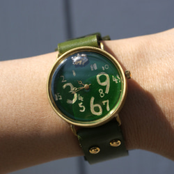 ミレバミルホド若返る！逆回転カエル時計。 2枚目の画像