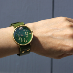 ミレバミルホド若返る！逆回転カエル時計。 5枚目の画像