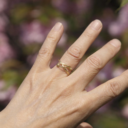 金屬戒指 Yui Me-028 手工黃銅戒指 第3張的照片