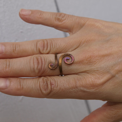 メタルリング　レインボー　Ｍｅ-037　手作りの指輪 　 4枚目の画像