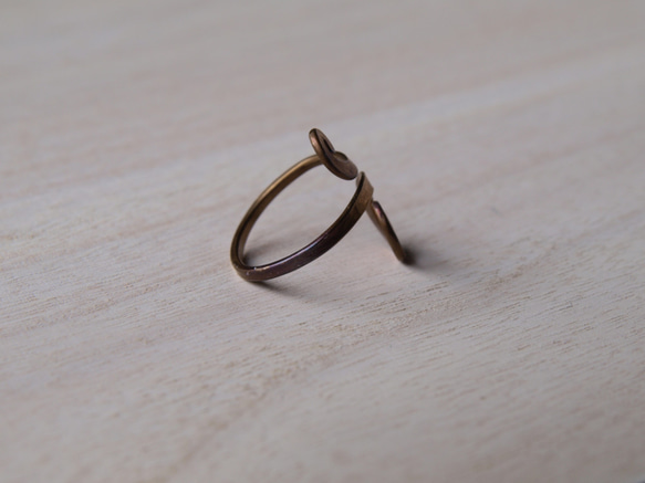 メタルリング　レインボー　Ｍｅ-037　手作りの指輪 　 6枚目の画像