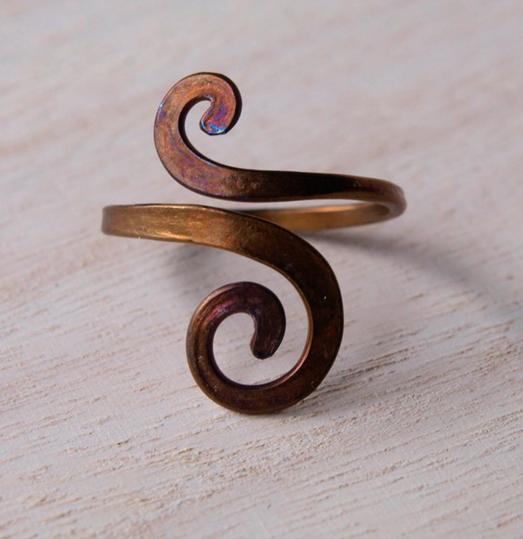 メタルリング　レインボー　Ｍｅ-037　手作りの指輪 　 7枚目の画像