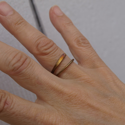 メタルリング　レインボー　Ｍｅ-040　手作りの指輪 　 5枚目の画像