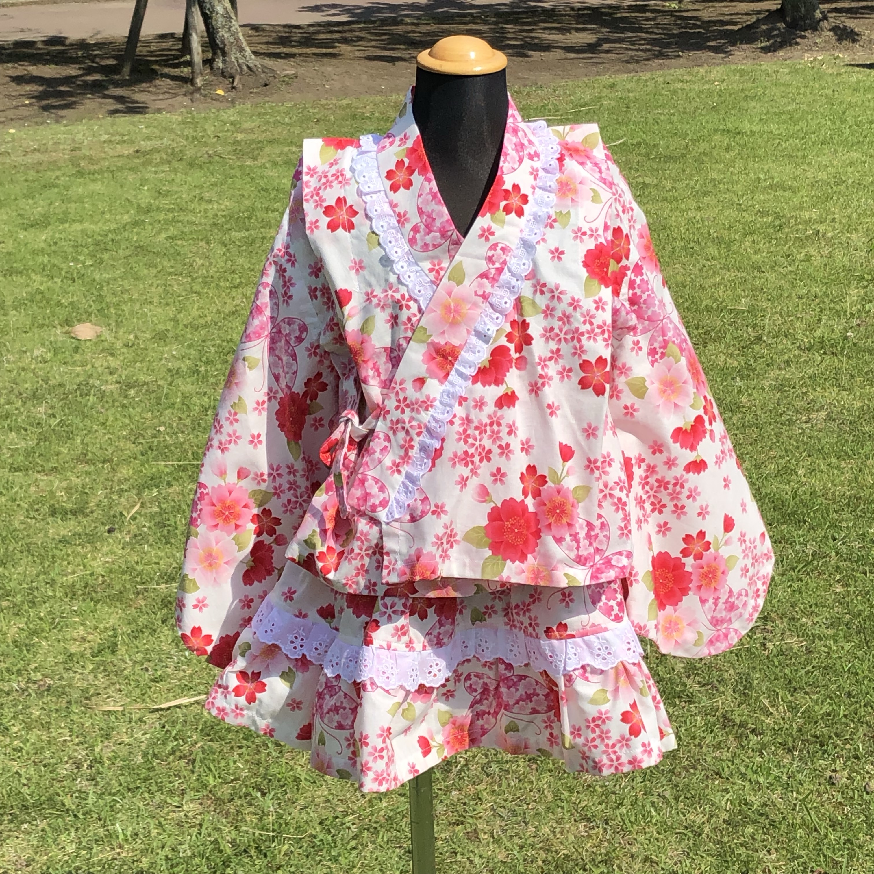 ♡量産型ピンク浴衣ドレス♡