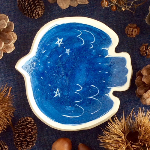 鳥のうつわ「青色の鳥」 小皿 セット 小皿 minakawaneko 通販 4445197