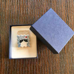Hachiware貓陶別針較小尺寸的盒裝定做 第5張的照片
