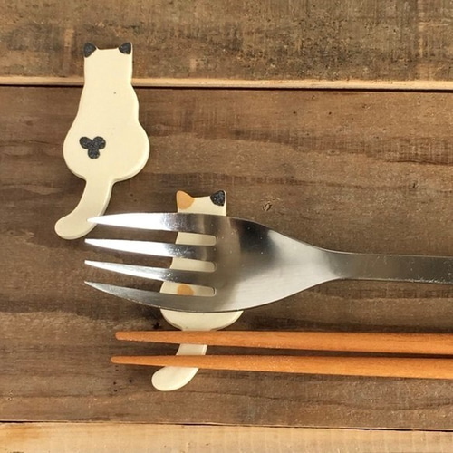 手仕事　木工作家ayataroさん　 カトラリーセット　猫　ねこ 手仕事 木工作家ayataroさん カトラリーセット 猫 ねこ 手仕事 木工