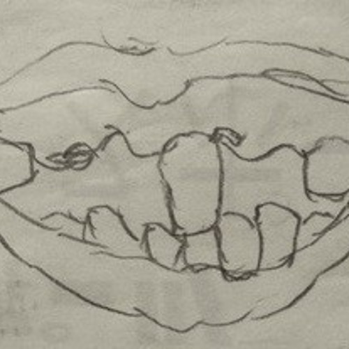 オーダー・モノクロ・イラスト 受注制作 葉書サイズ イラスト かいがの 