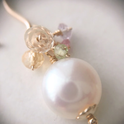 Flower Pearl pierce. 1枚目の画像
