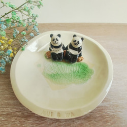 接單製作 訂製專區 桌上風景 陶瓷動物婚禮指環碟 第6張的照片
