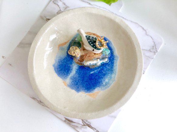 テーブルランドスケープセラミックジンベイザメ飾り皿 5枚目の画像