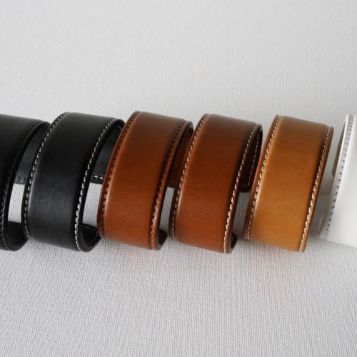 ボッデガヴェネタ　レザーバングル　キャメル CXC シーエックスシー ／レザーバングル（camel/gold)｜Accessory