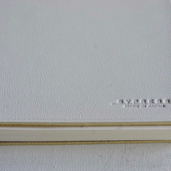 数量限定  SYPRESS　A5サイズ リングノート　白い革 × 白のリング 3枚目の画像