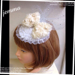 ☆パ一ルとリボンのへッドドレス☆jemma 3枚目の画像