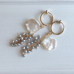 淡水銀珍珠和克里奧花瓣 第4張的照片