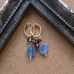 藍晶石耳環 第2張的照片